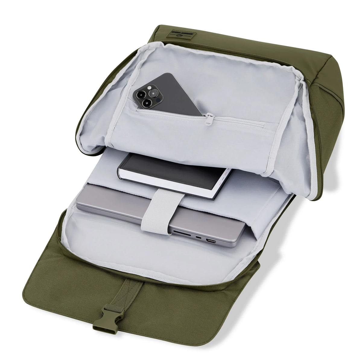 Johnny Urban Mika Datorryggsäck 16" – Olive