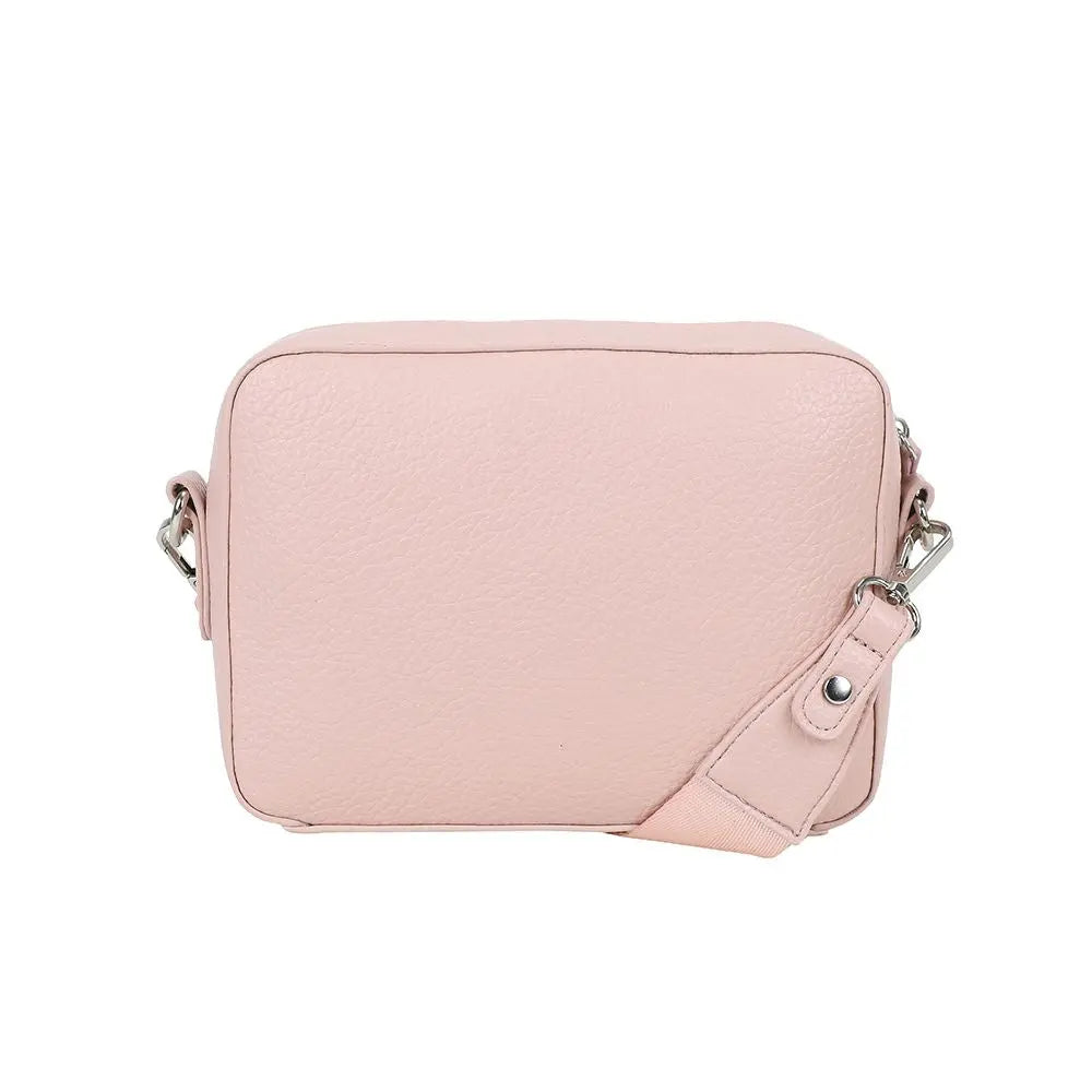 Ulrika Design Bar Zipper - Ljusrosa Axelväska 21cm