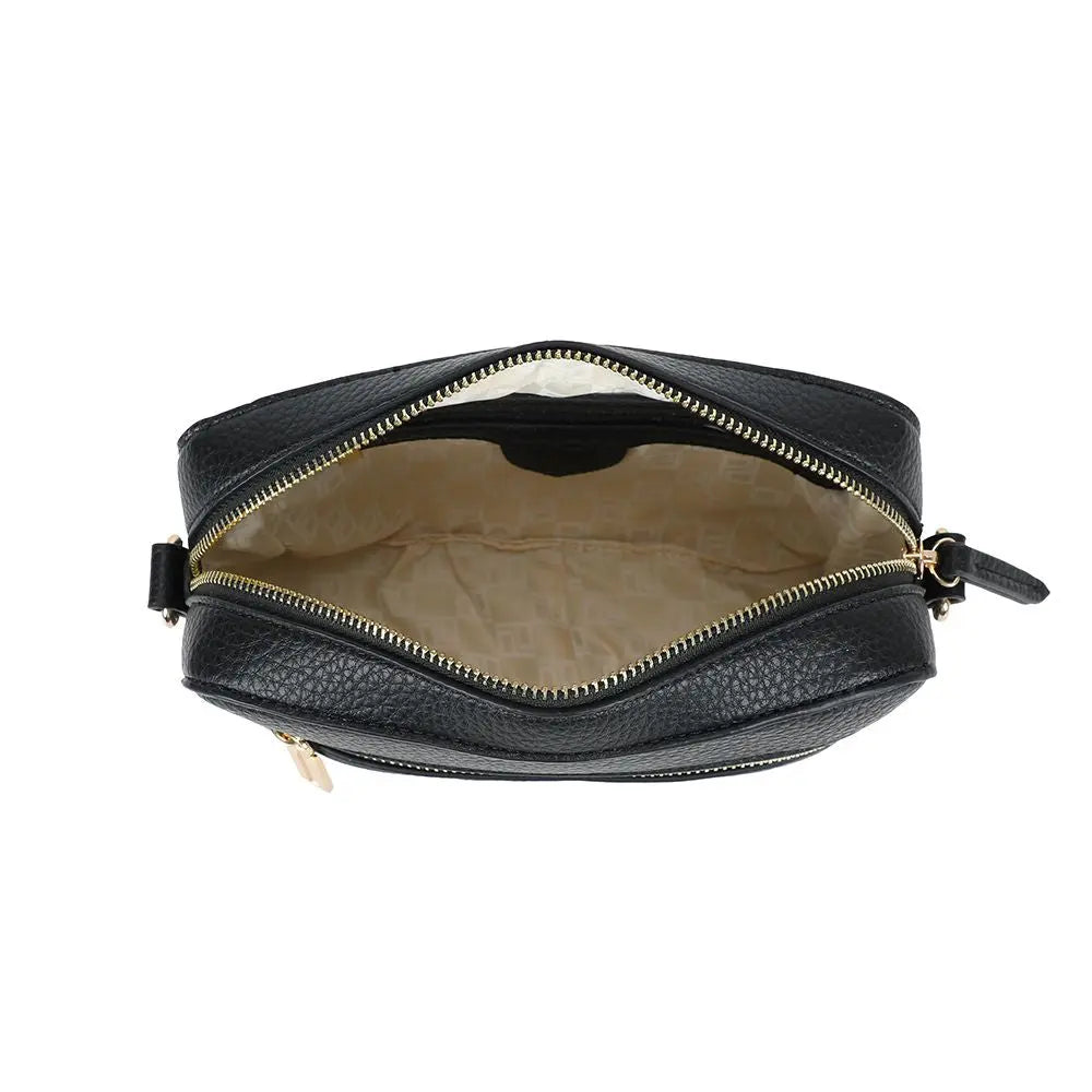 Ulrika Design Bar Zipper - Svart Axelväska 21cm