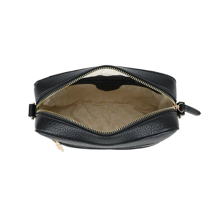 Ulrika Design Bar Zipper - Svart Axelväska 21cm