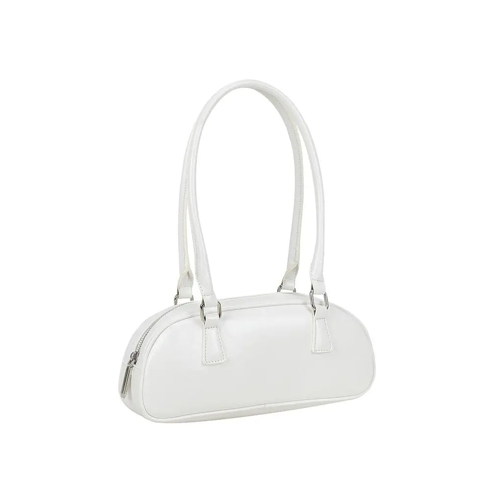 Ulrika Design Snake - Vit Handväska 28cm
