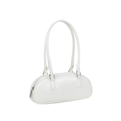 Ulrika Design Snake - Vit Handväska 28cm