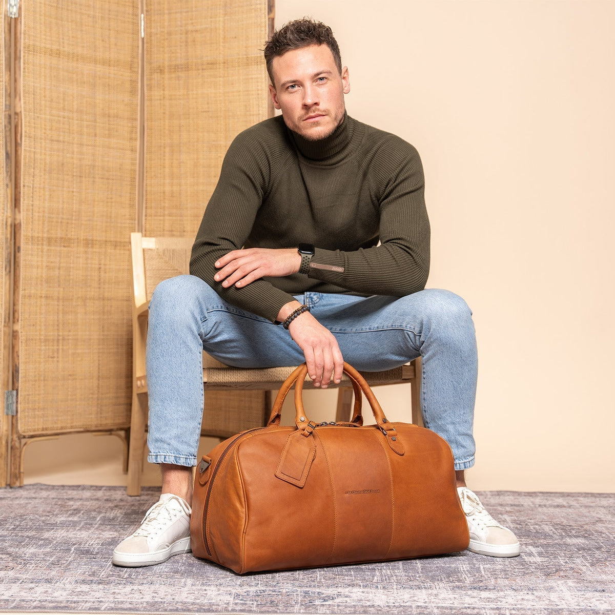 The Chesterfield Brand William - Cognac Weekendbag 53cm