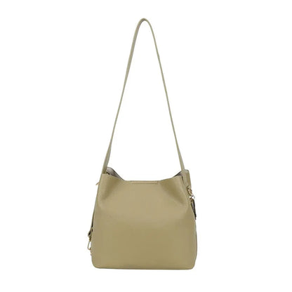 Ulrika Design Bar Zipper - Grön Axelväska 38cm