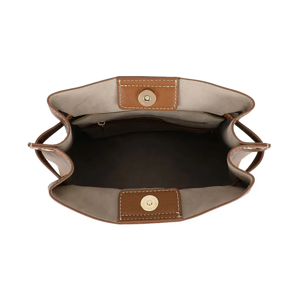 Ulrika Design Belt - Cognac Handväska 38cm