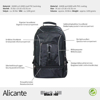 Black Hill Alicante Ryggsäck 17,3"