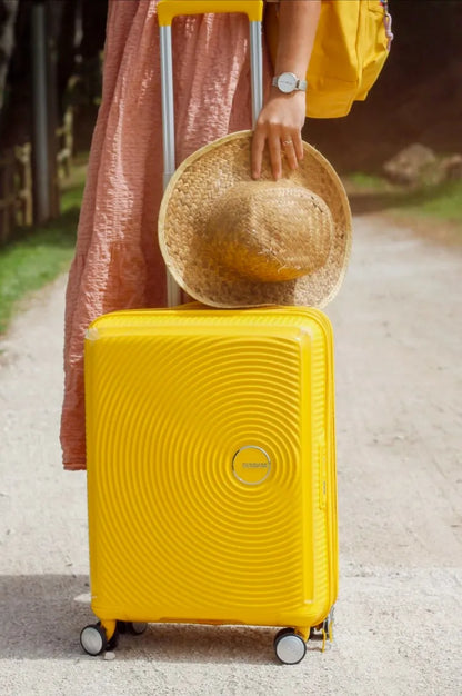 American Tourister Soundbox - Guld/Gul Kabinväska 55cm