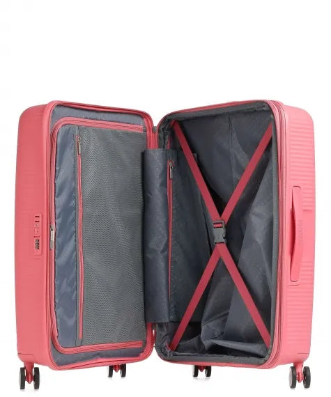 American Tourister Soundbox - Solkysst Korall Stor Resväska 77cm