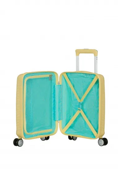 American Tourister Soundbox Mini kabinväska - Pastel Yellow