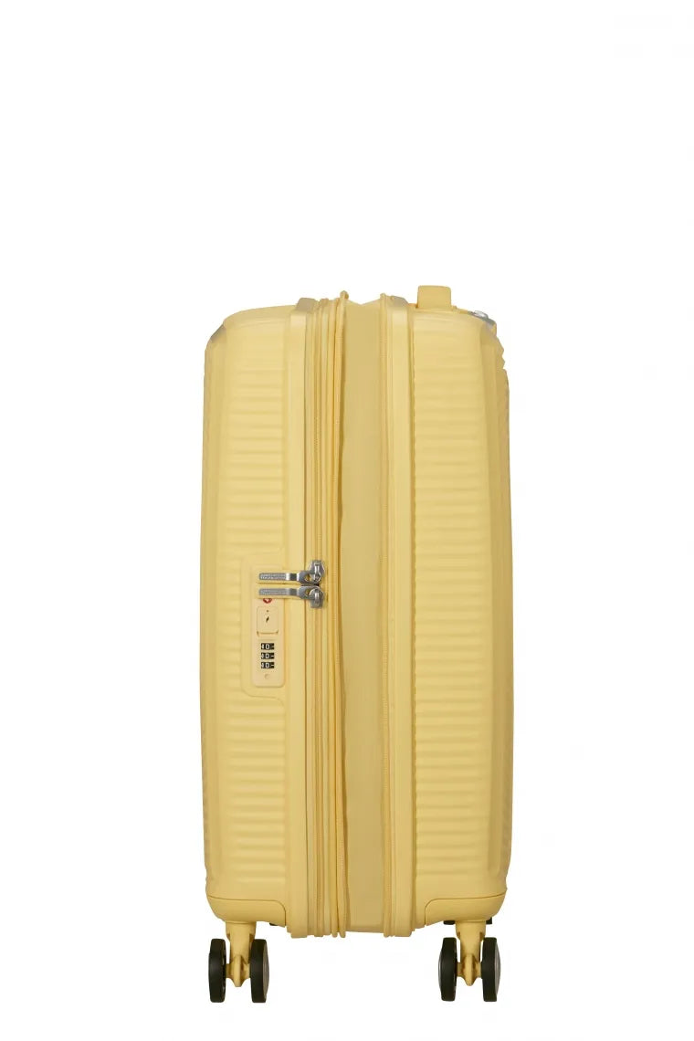 American Tourister Soundbox - Pastellgul Kabinväska 55cm