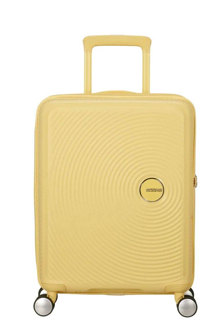 American Tourister Soundbox - Pastellgul Kabinväska 55cm