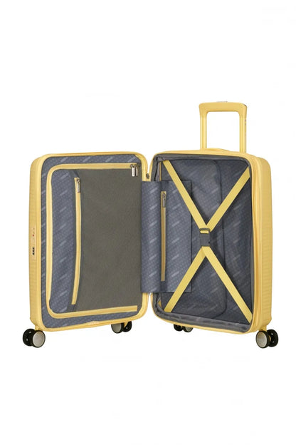 American Tourister Soundbox - Pastellgul Kabinväska 55cm