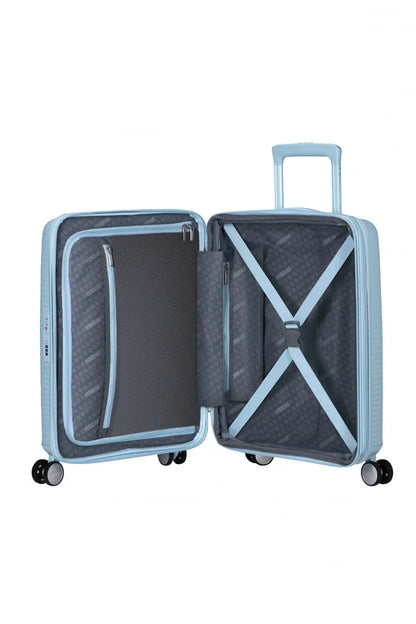 American Tourister Soundbox - Pastellblå Kabinväska 55cm