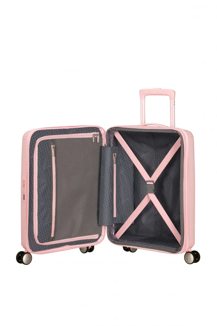 American Tourister Soundbox - Pastellrosa Kabinväska 55cm