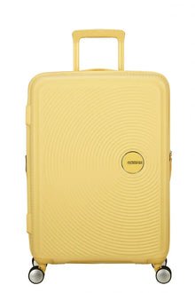 American Tourister Soundbox 67cm Mellanstor Expanderbar Pastel Yellow