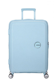 American Tourister Soundbox 67cm Mellanstor Expanderbar Pastel Blue