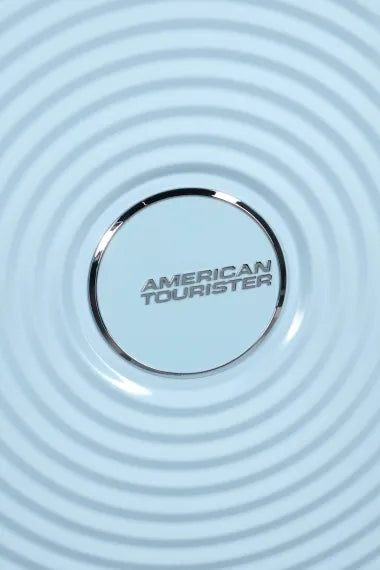 American Tourister Soundbox 67cm Mellanstor Expanderbar Pastel Blue