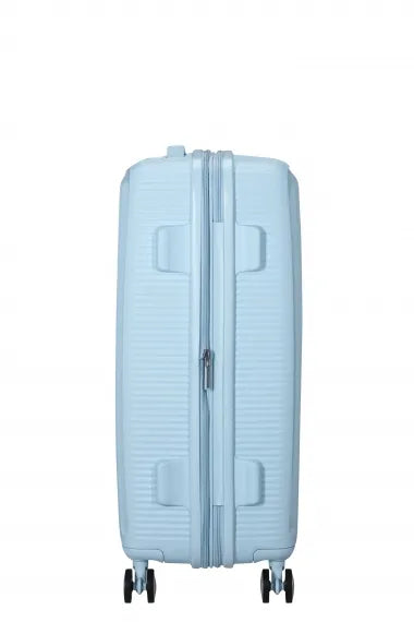 American Tourister Soundbox 67cm Mellanstor Expanderbar Pastel Blue