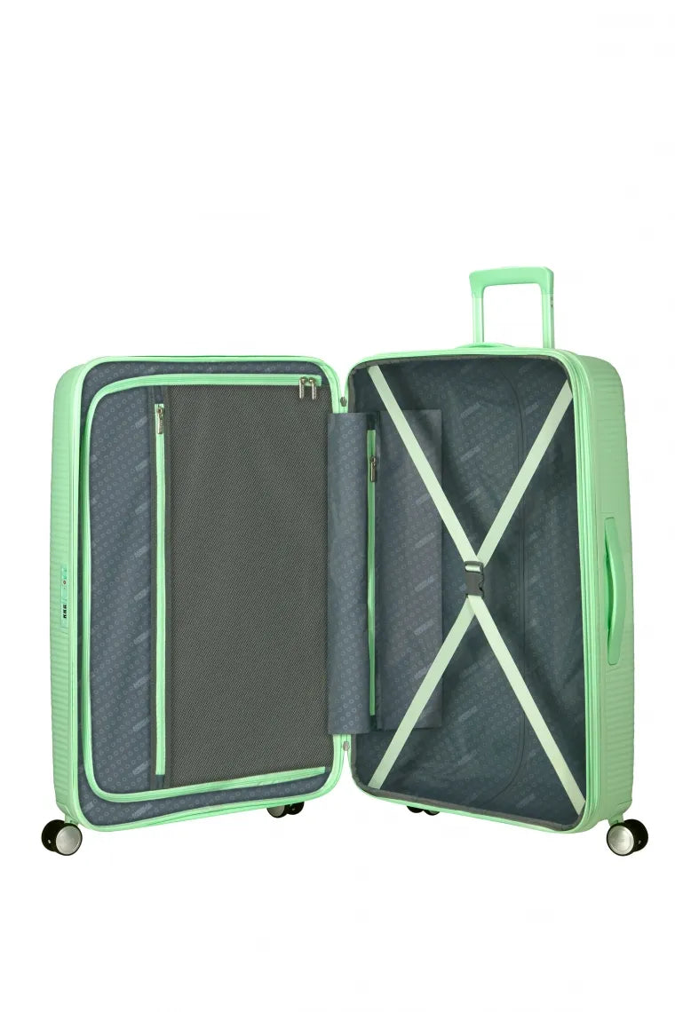 American Tourister Soundbox 77cm Stor Expanderbar Pastel Green