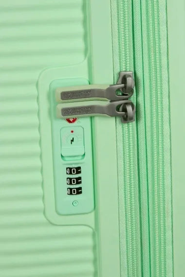 American Tourister Soundbox 77cm Stor Expanderbar Pastel Green