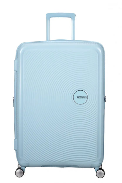 American Tourister Soundbox 77cm Stor Expanderbar Pastel Blue