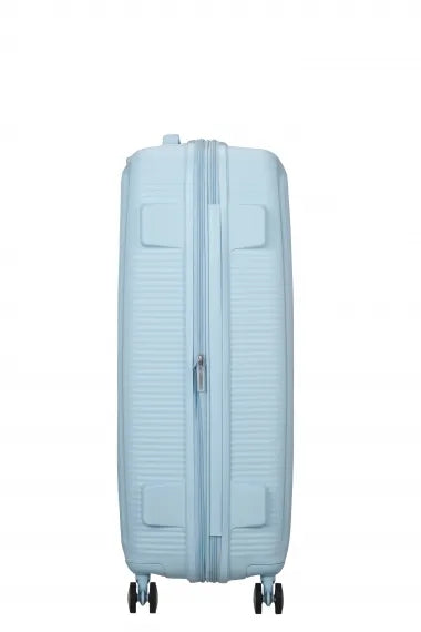 American Tourister Soundbox 77cm Stor Expanderbar Pastel Blue