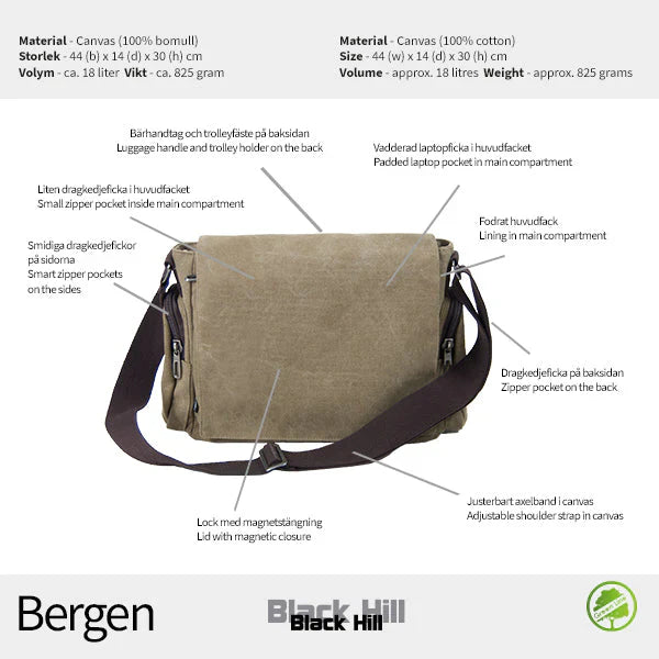 Black Hill Bergen – Datorväska 15,6"