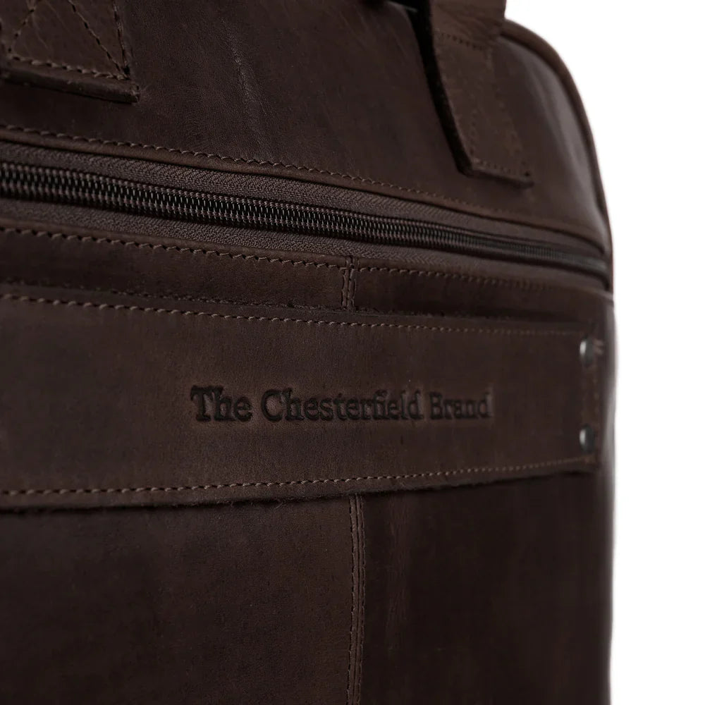 The Chesterfield Brand Calvi – Datorväska 15.6" – Brun