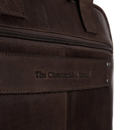 The Chesterfield Brand Calvi – Datorväska 15.6" – Brun