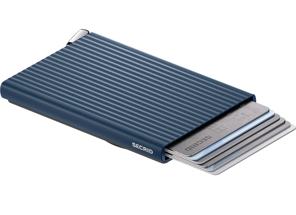 Secrid Cardprotector MagSafe Fluted+ korthållare 10 cm - Navy