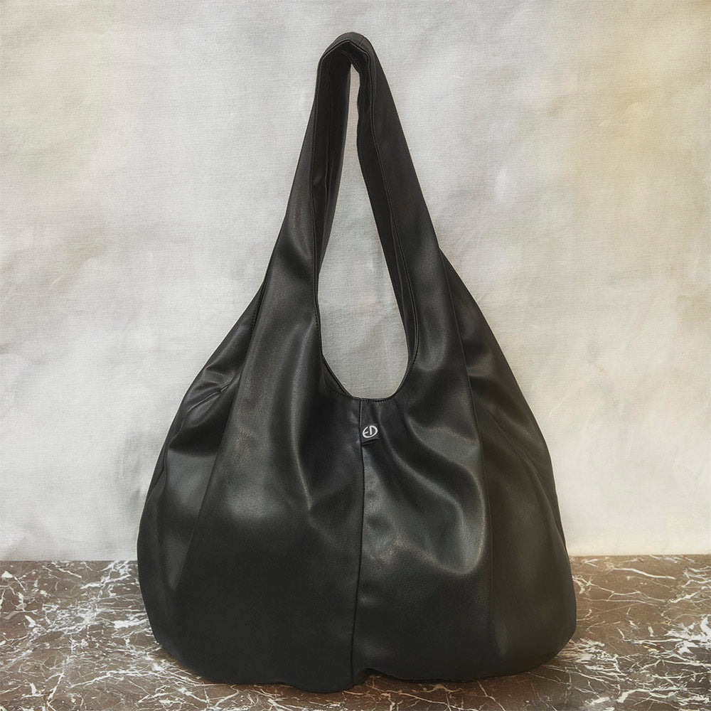 Elodie - Skötväska Draped Tote - Svart