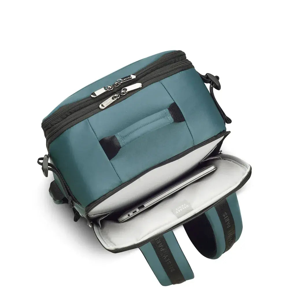 Delsey Shadow 5.0 - Grön Ryggsäck 40cm