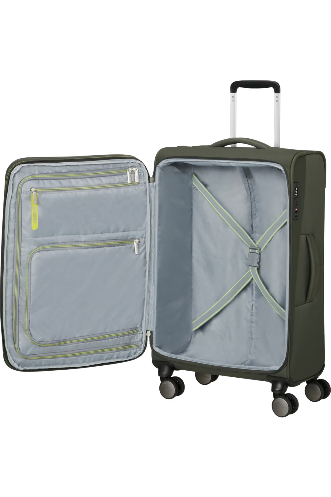 American Tourister Wanderlite - Dark Khaki Mellanstor Resväska 68cm