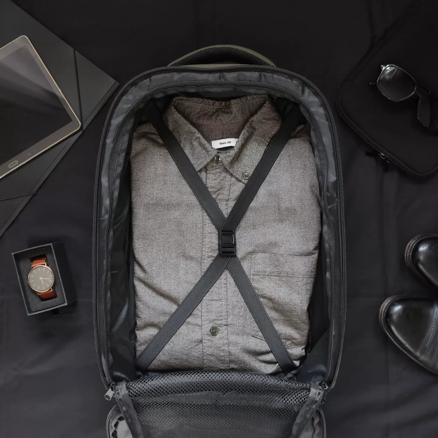 Black Hill Douglas Travel – Datorryggsäck 15,6 - Svart