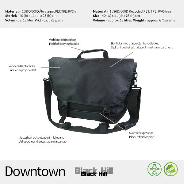 Black Hill Downtown – Datorväska 15,6"
