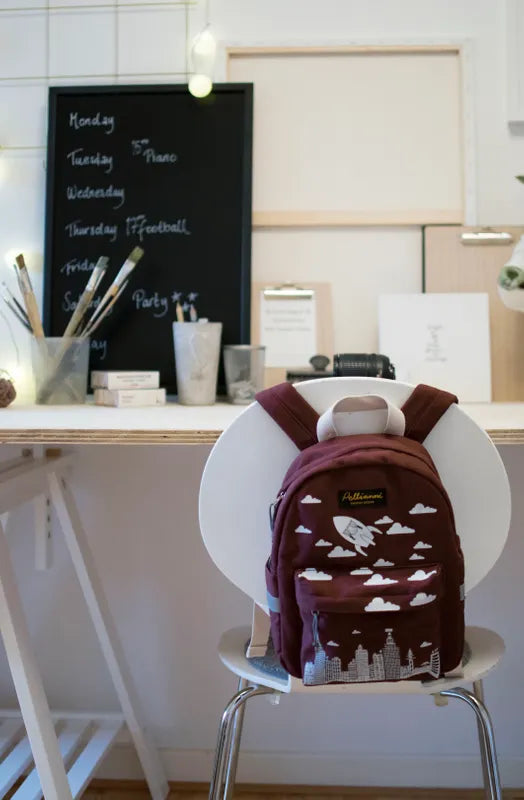 Pellianni City ryggsäck 28cm Röd