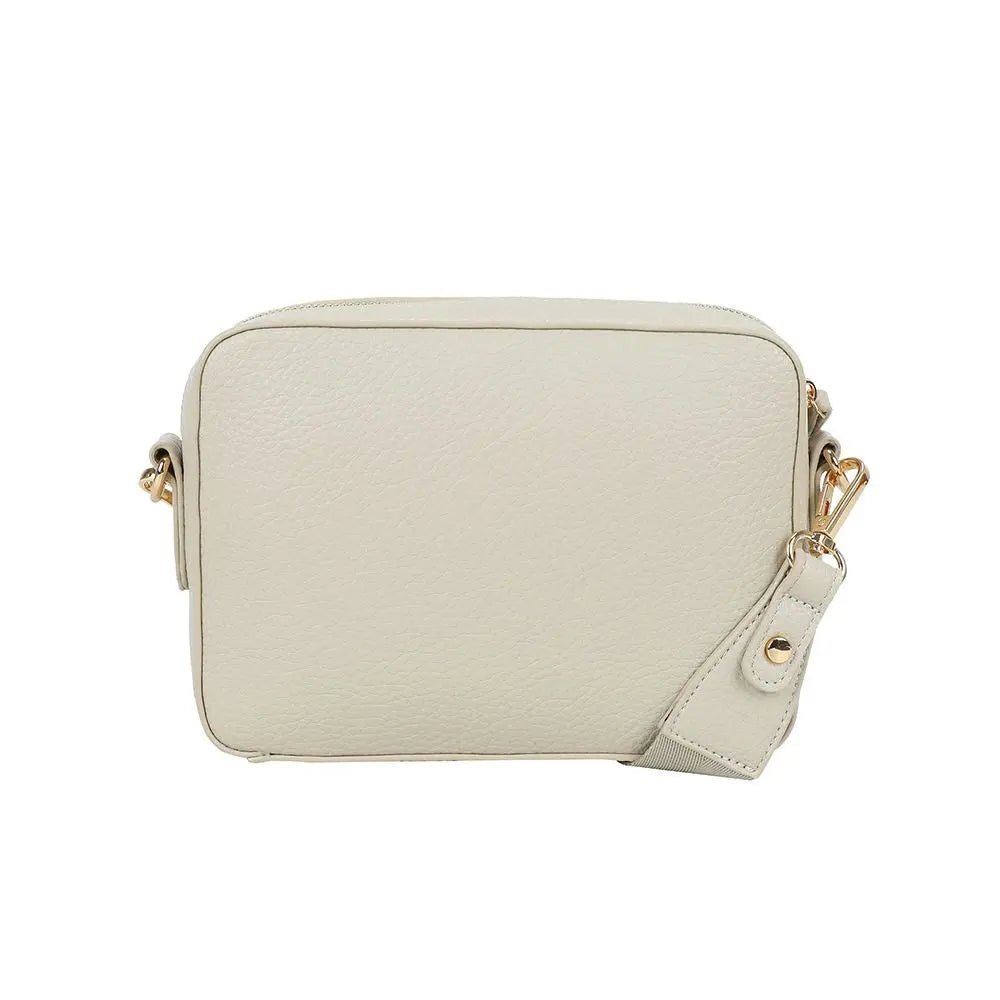 Ulrika Design Bar Zipper - Beige Axelväska 21cm