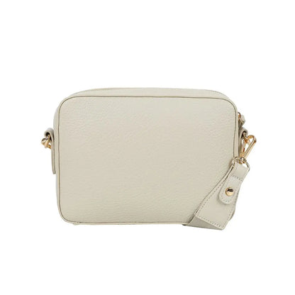 Ulrika Design Bar Zipper - Beige Axelväska 21cm