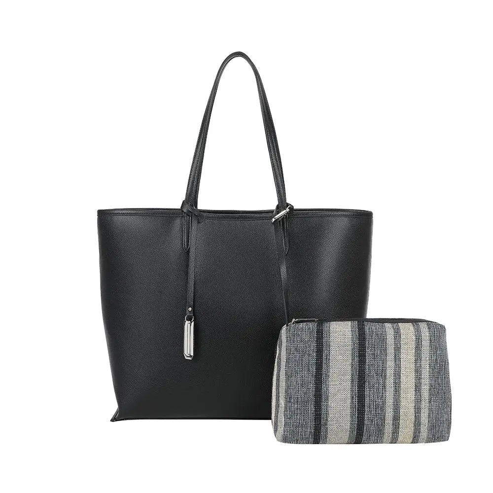 Ulrika Design Reversible Toteväska 44cm Svart