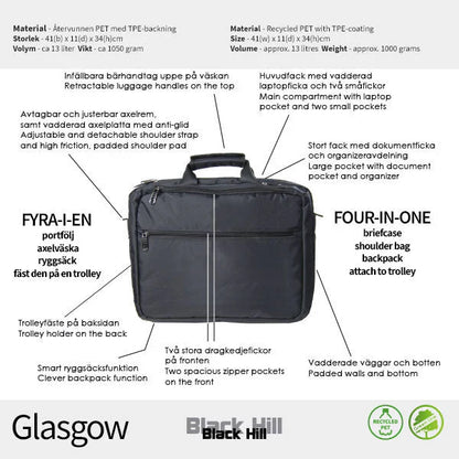 Black Hill Glasgow – Datorväska 15,6"