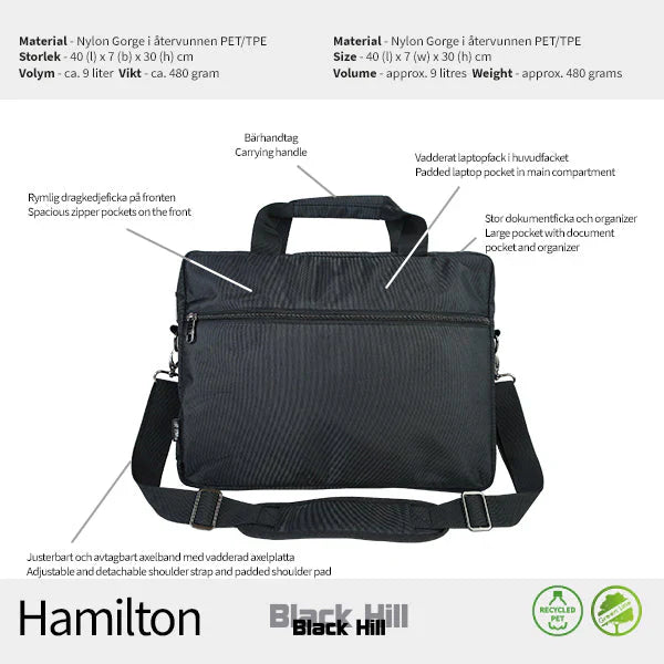 Black Hill Hamilton – Datorväska 15,6"