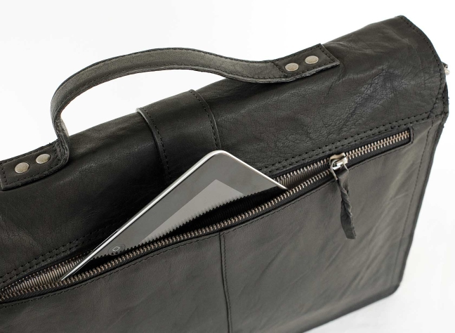 BaooBaoo Briefcase - Svart Portfölj 15" 3-fack