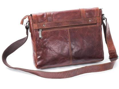 BaooBaoo Messenger Bag – Messengerväska 13" – Brandy
