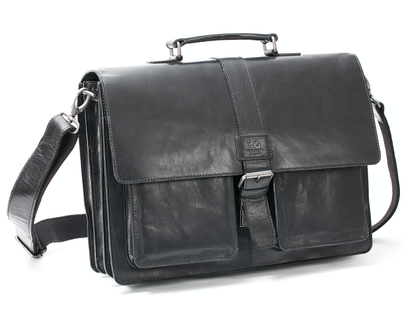 BaooBaoo Briefcase - Svart Portfölj 15" 3-fack