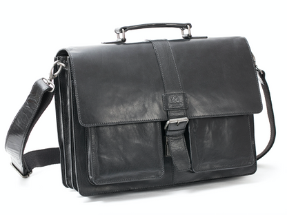 BaooBaoo Briefcase - Svart Portfölj 15" 3-fack