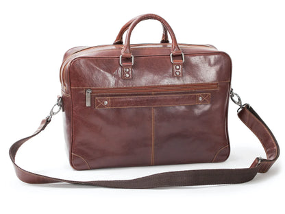 BaooBaoo Briefcase Soft - Brandy Datorportfölj 15" 2-zip