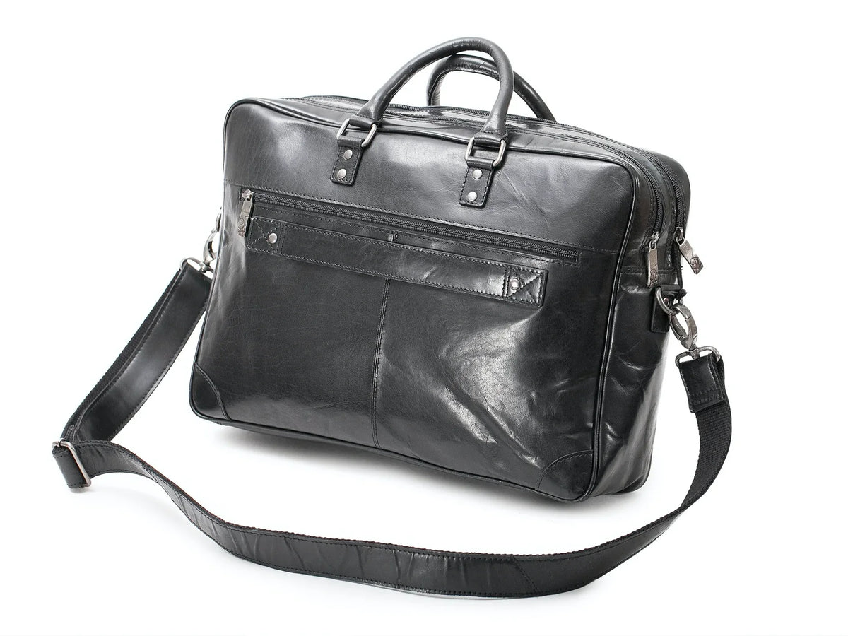 BaooBaoo Briefcase Soft – Datorportfölj 15" 2-zip – Svart