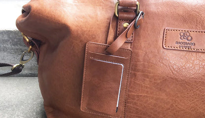 BaooBaoo Luggage tag – Bagagelapp 12cm – Tan