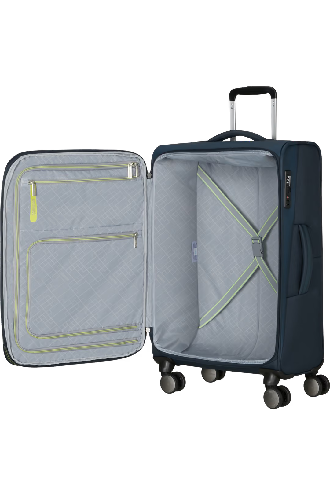 American Tourister Wanderlite - Dark Navy Mellanstor Resväska 68cm