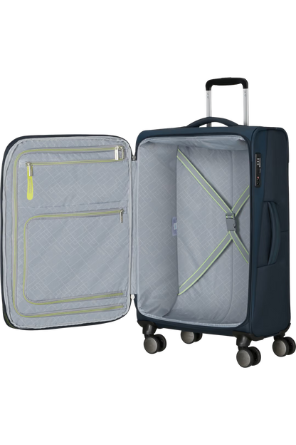 American Tourister Wanderlite - Dark Navy Mellanstor Resväska 68cm